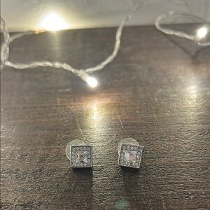 Elegant Silver Stud Earrings